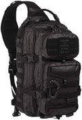 Large Tactical Black One Strap Assault Pack B61564