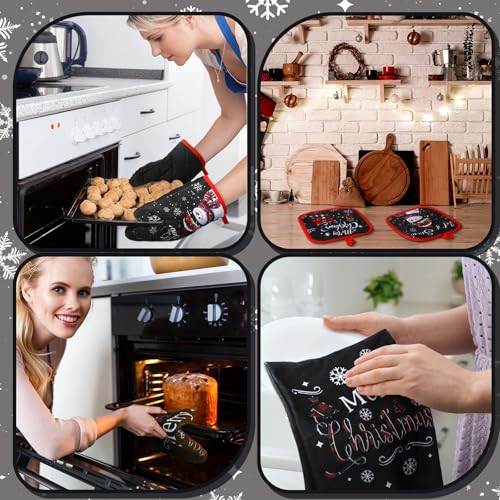 6 Pcs Christmas Kitchen Decor Set S634932
