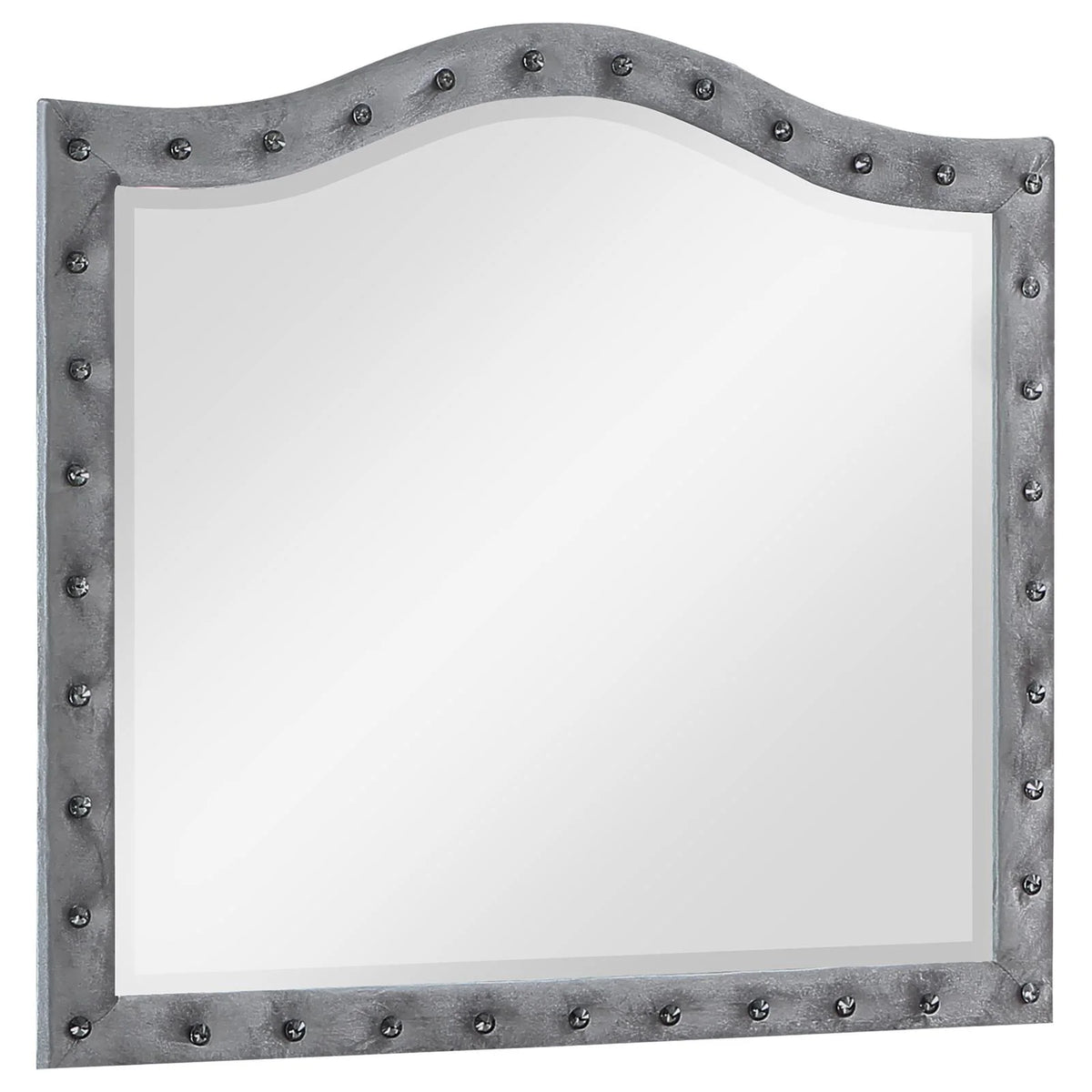Grey Upholstered Tufted Bedroom Set I720