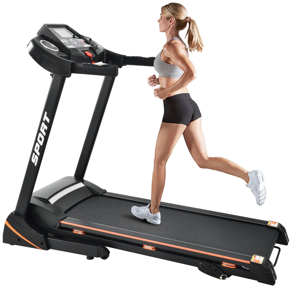 3.5HP Foldable Electric Treadmill with Incline D8553