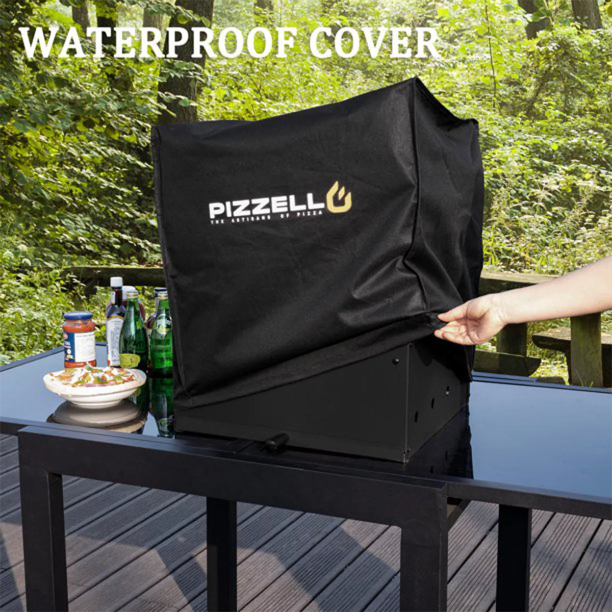 4 in 1 Wood Fired Outdoor Pizza Oven with Pizza Stone M70908