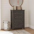 4 Drawer Weathered Oak Dresser Y481697