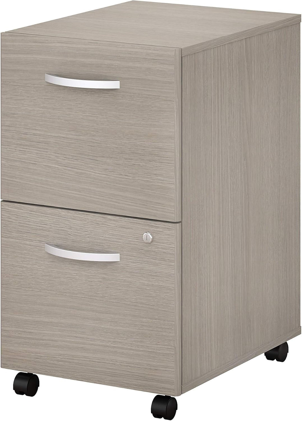 2 Drawer Mobile File Cabinet, Sand Oak T321
