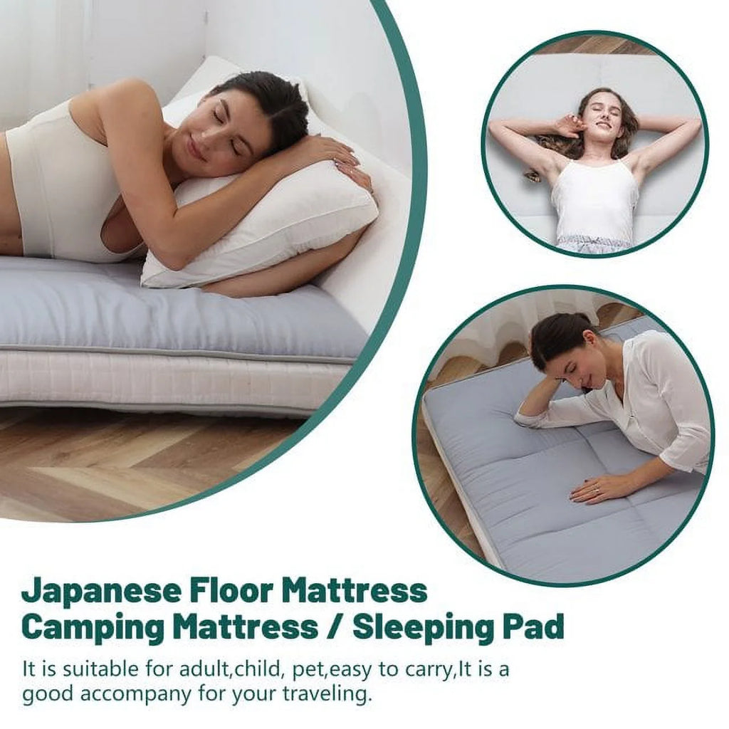 Reversible Sherpa Fleece Foam Floor Mattress K521051