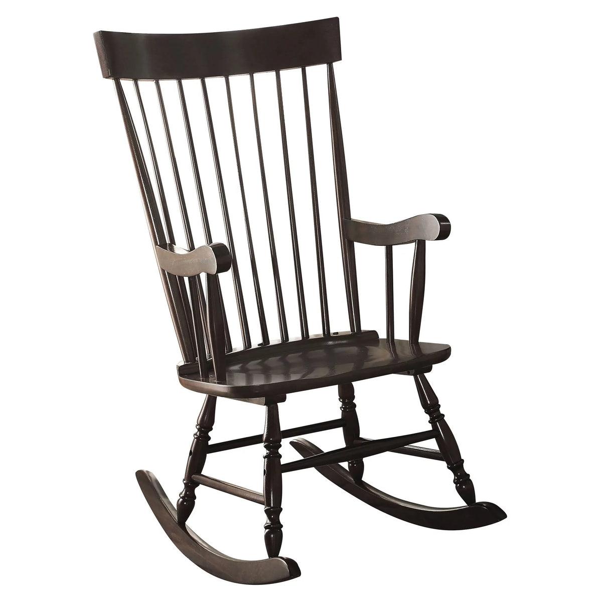Black Wooden Rocking Chair B690160