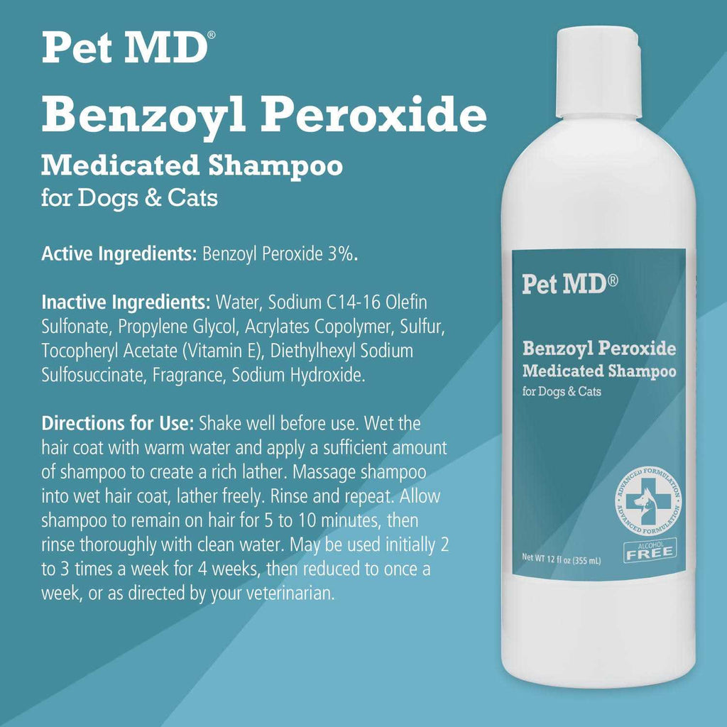 Benzoyl Peroxide Dog & Cat Shampoo M45164