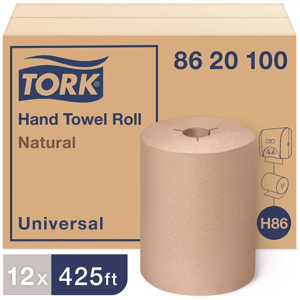 8 in. 425 ft. Universal Hardwound Paper Towels Natural White G486