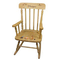 Woodland Natural Spindle Rocking Chair F251094