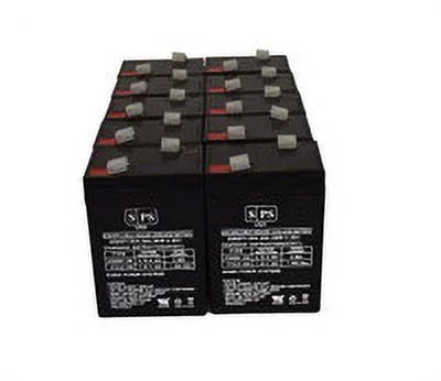 6V 4.5 Ah Medical Replacement Battery 10 Pack O746