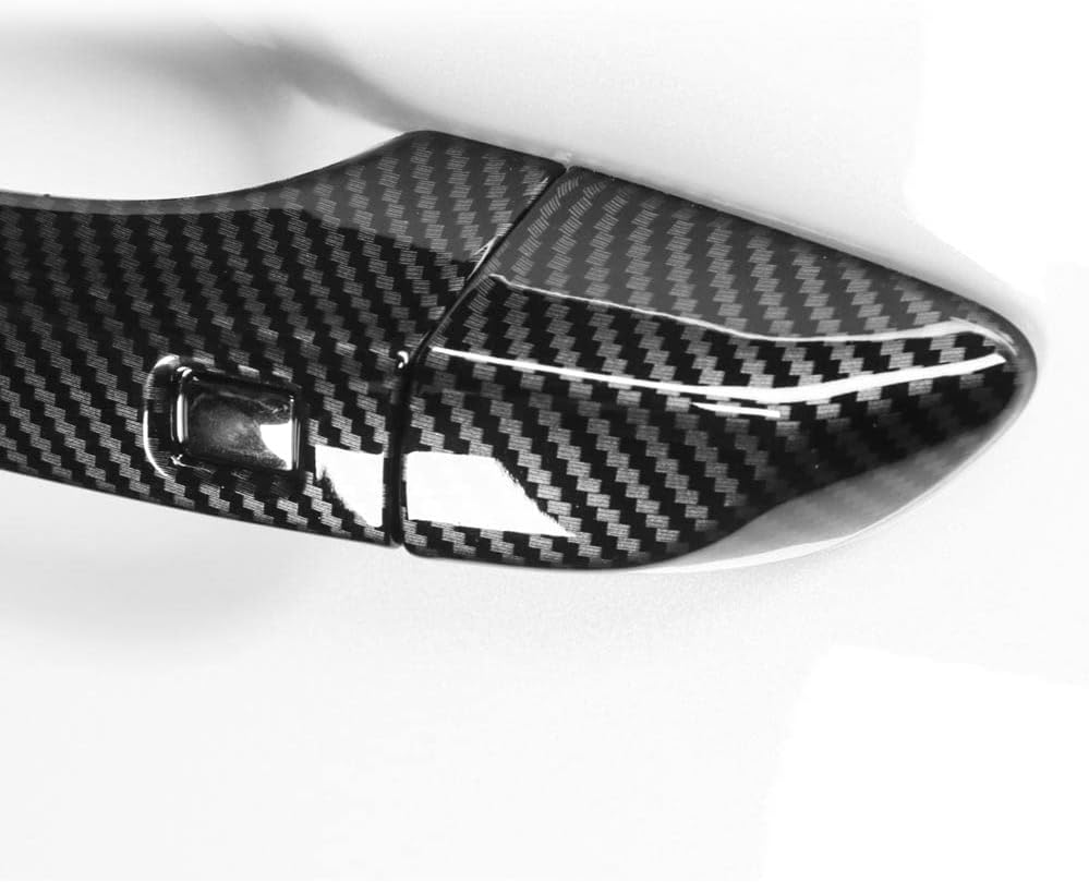 Carbon Fiber ABS 4PCS Door Handle Covers Pack of 2 B43587