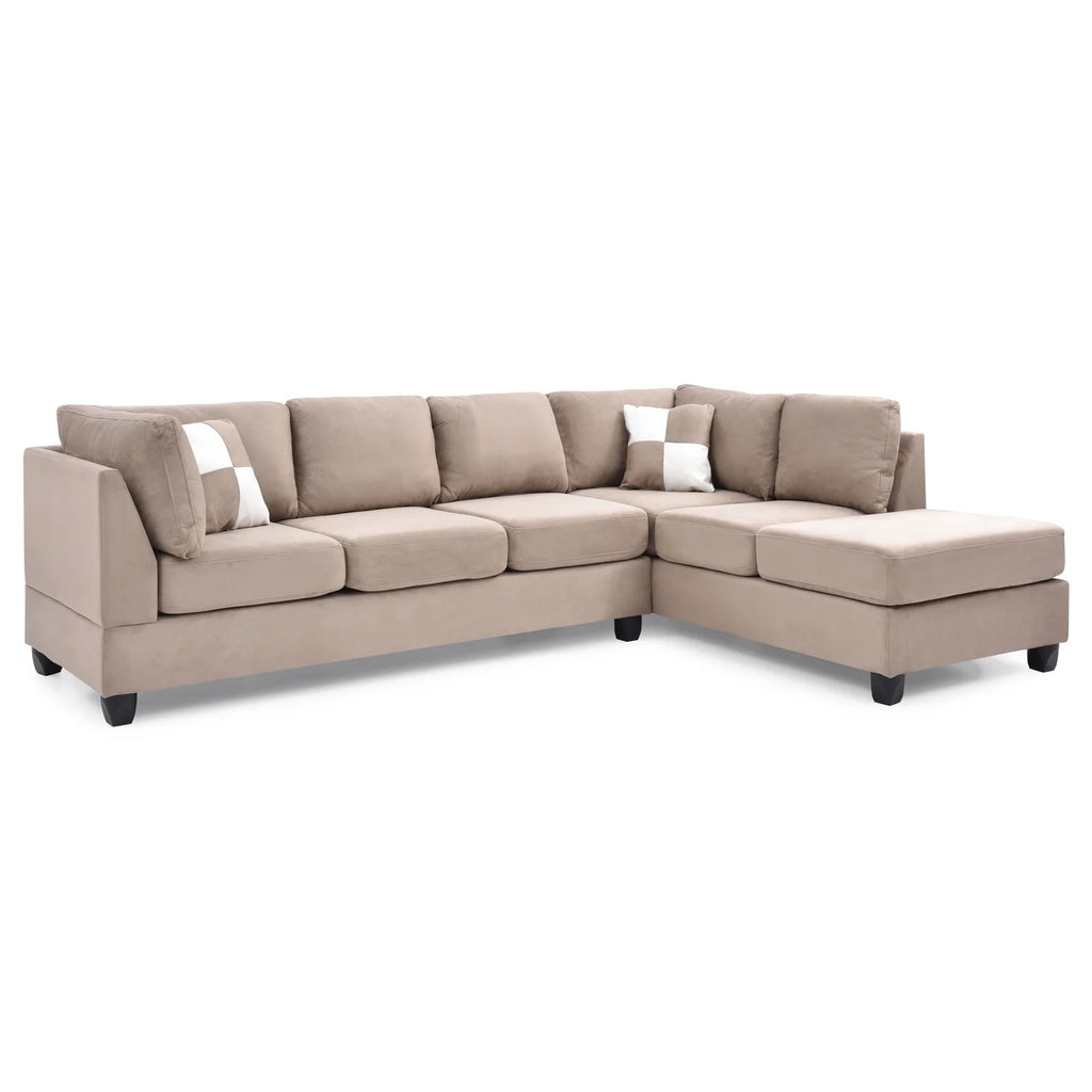 Mocha Sectional (3 Boxes) C803943