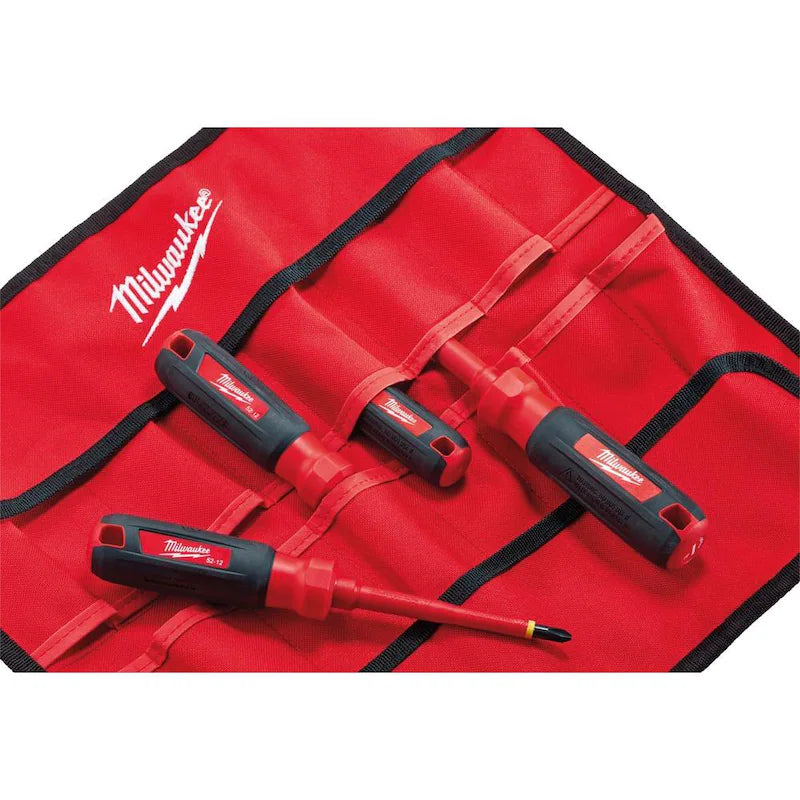 Insulated Screwdriver Set and Pouch (4-Piece) E8615