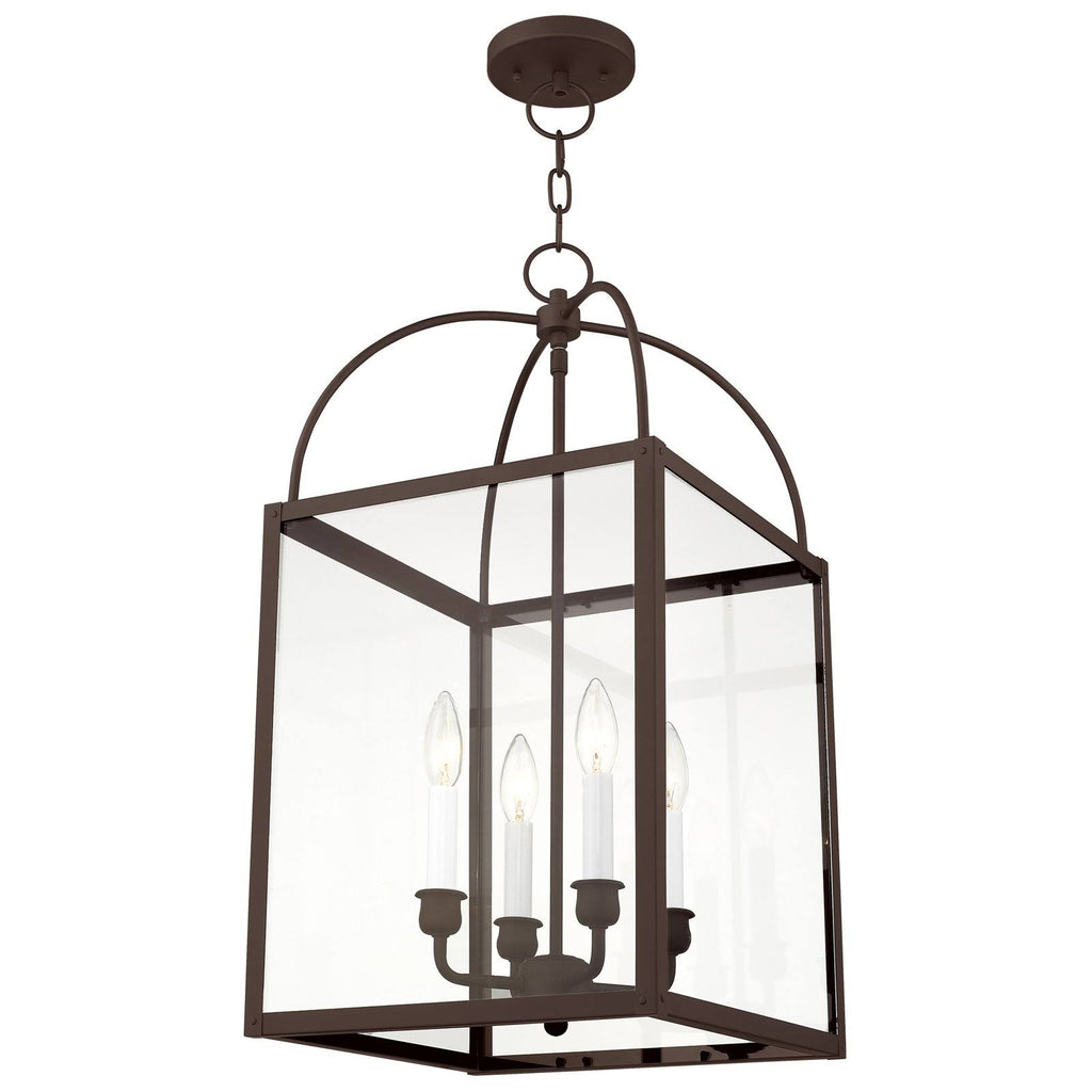 4 Light Black Chain Lantern J640868