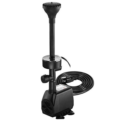 Submersible Pump Fountain with RGB Color Changing Ring 2800L/H L6608