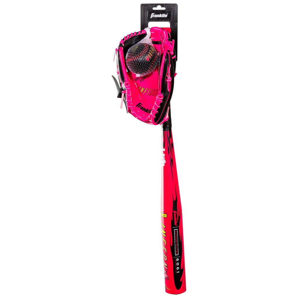 Baseball Teeball Set - Bat, Glove & Ball Set T34839