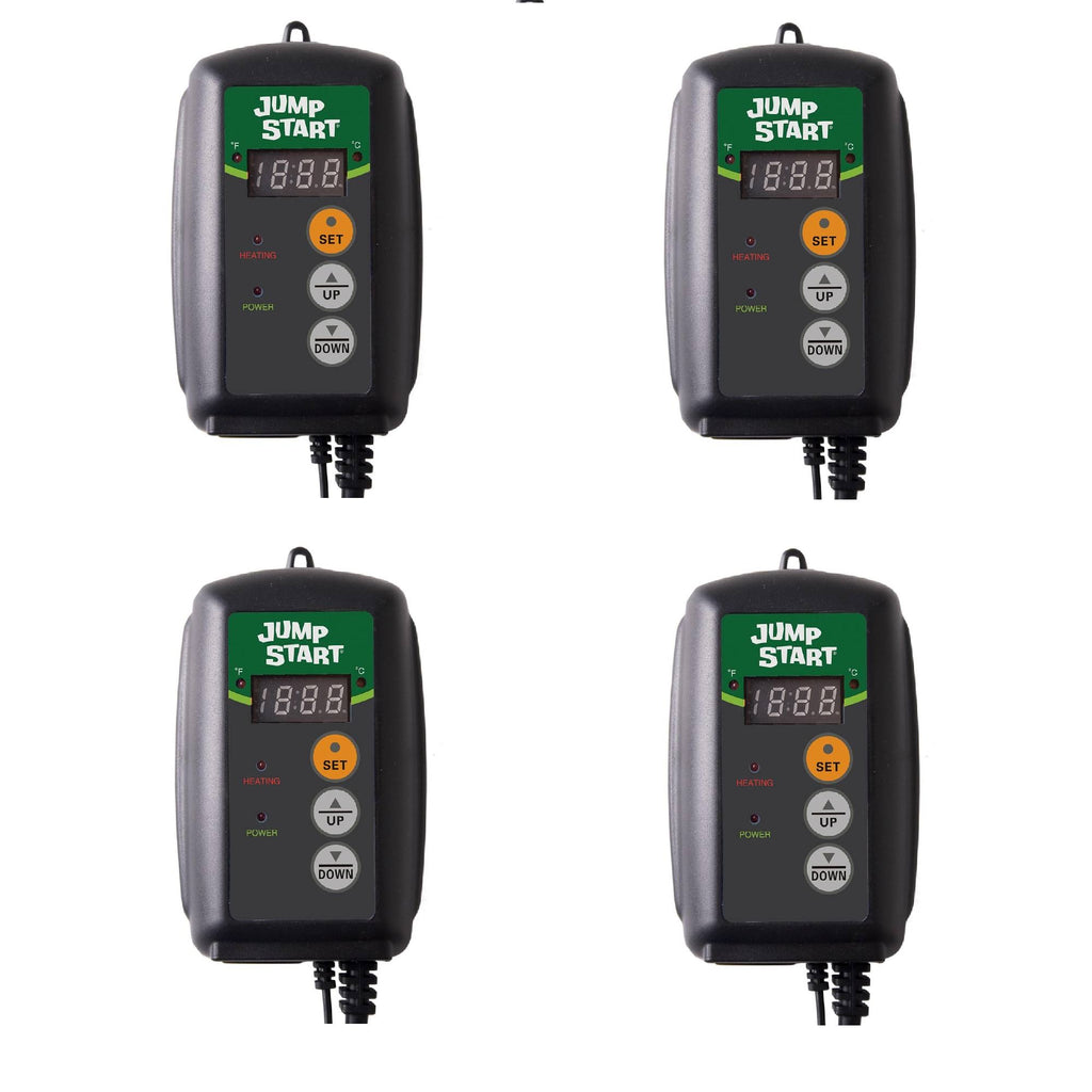 Hydroponic Seedling Heat Mat Digital Temperature Controller (4 Pack) P569