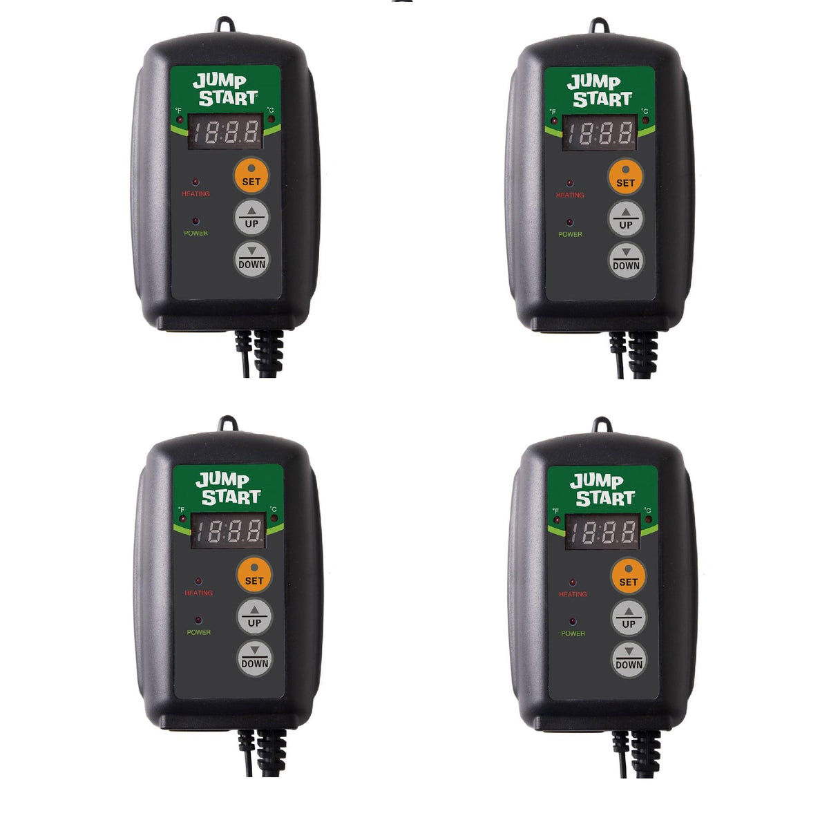 Hydroponic Seedling Heat Mat Digital Temperature Controller (4 Pack) P569