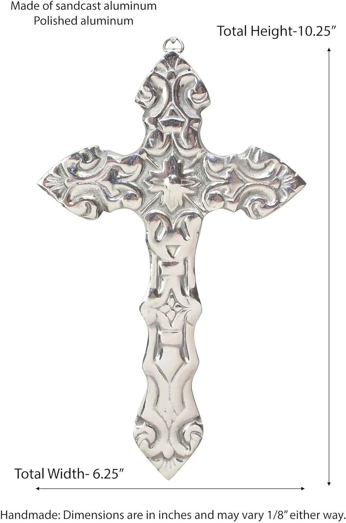 Aluminum Wall Cross 10.25 Inches D177191