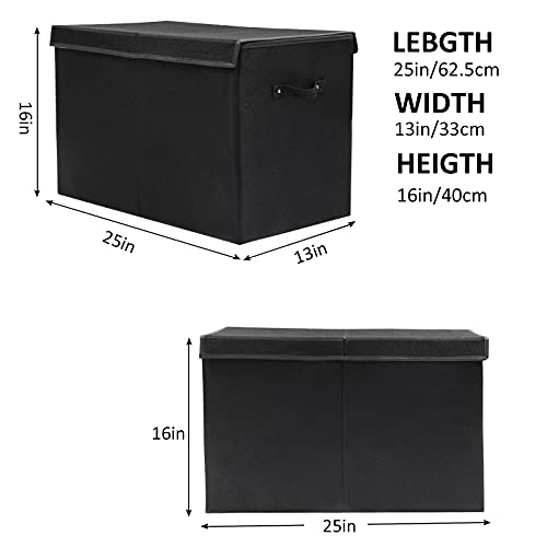 Large Flip-Top Lid Collapsible Toy Box Storage K2886