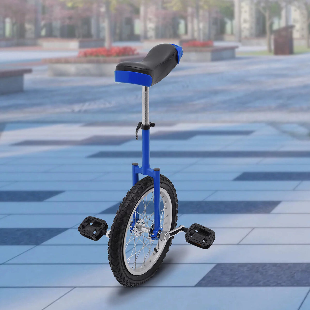 16'' Wheel Adjustable Seat Unicycle S987
