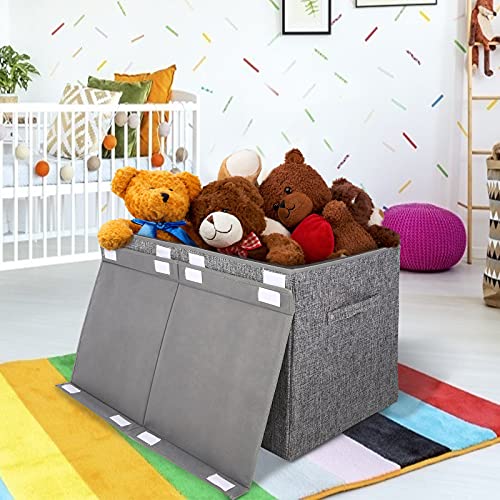 Large Flip-Top Lid Collapsible Toy Box Storage K2886