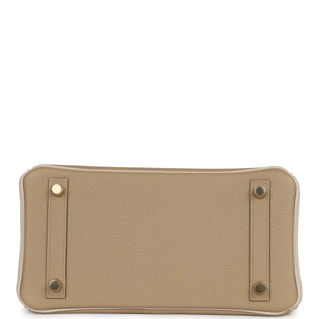 Trench and Beton Togo Leather Bag Z30775