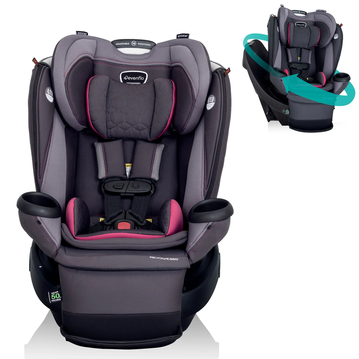 Rotational Car Seat with Quick Clean Cover I273