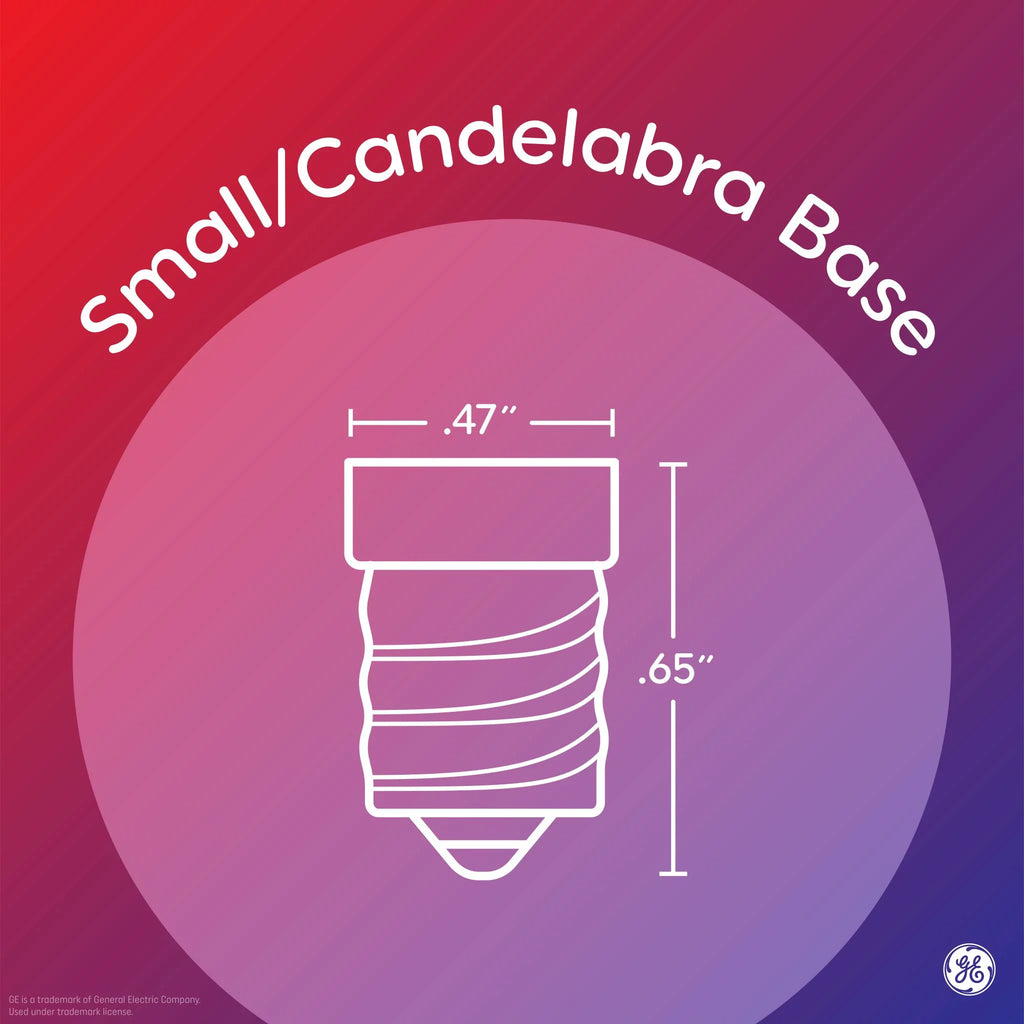 LED Decorative Light Bulbs 40 watts Eqv Candelabra Base 2pk M988646