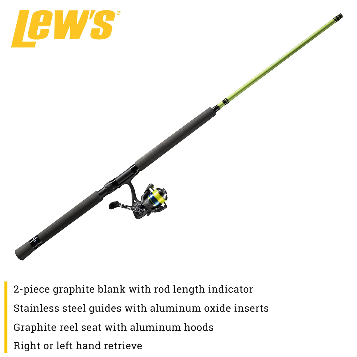 12-Foot Rod Spinning Reel and Fishing Rod Combo A47421
