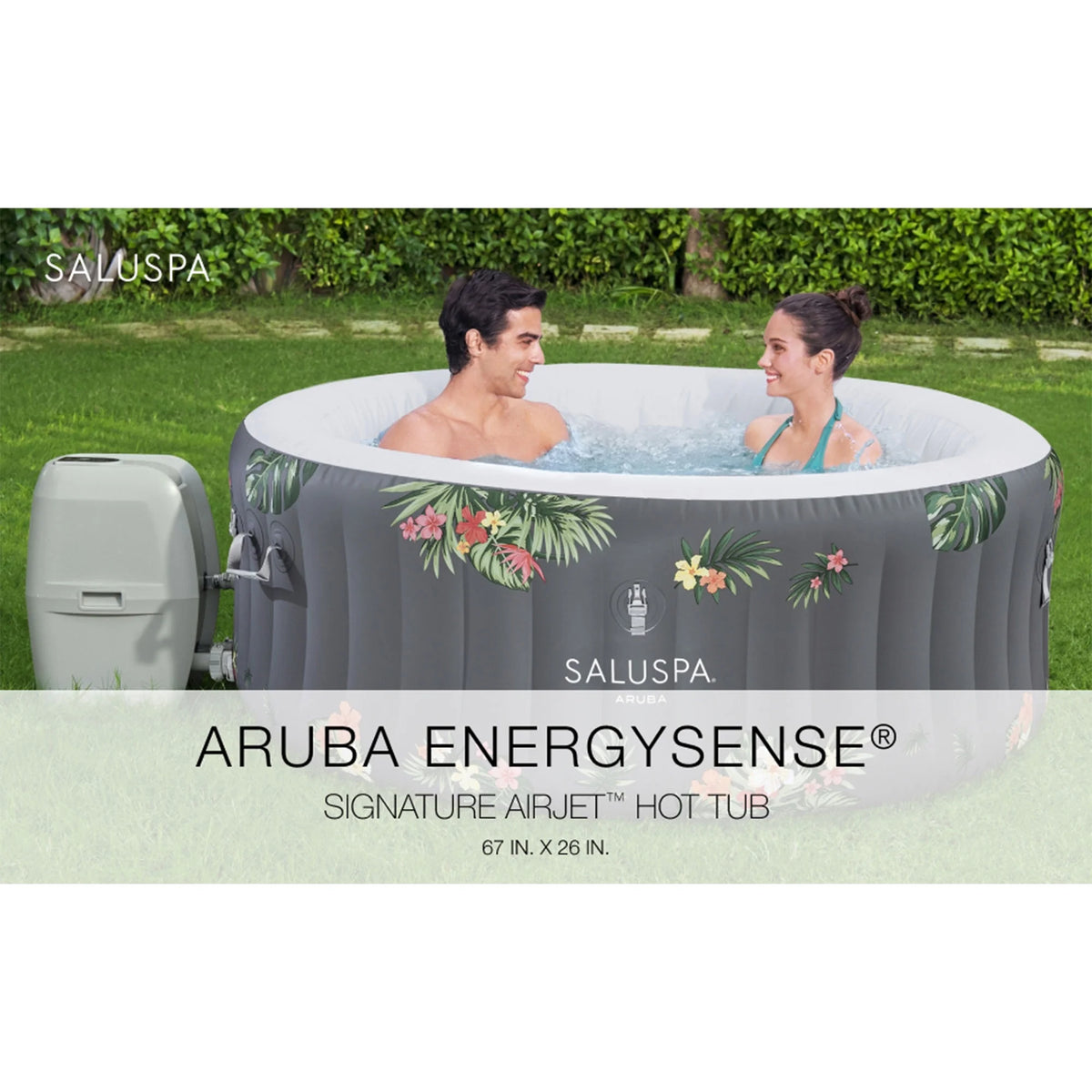 Inflatable Hot Tub with Cover P771118
