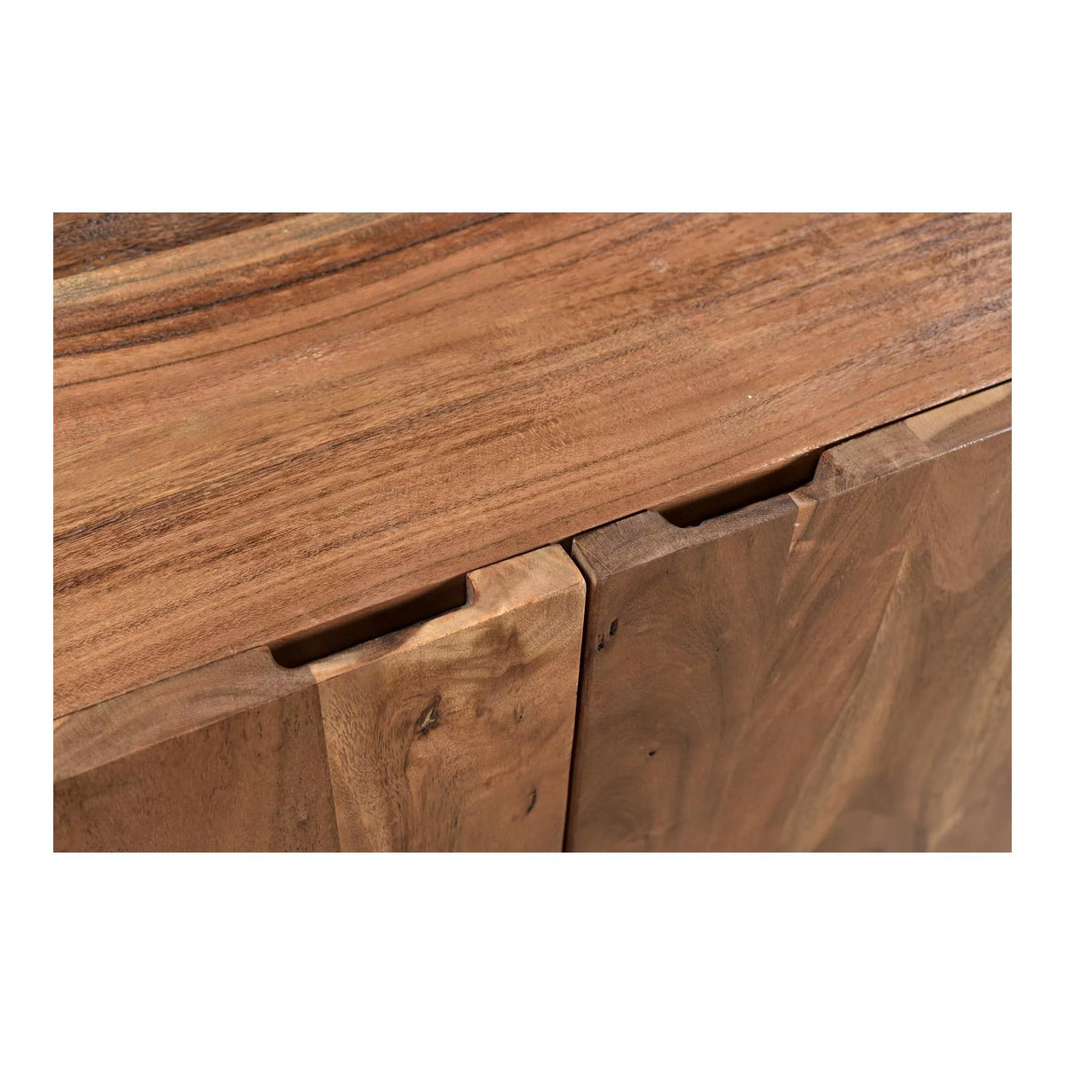 Bent Wood Server with Iron Base in Brown I31969