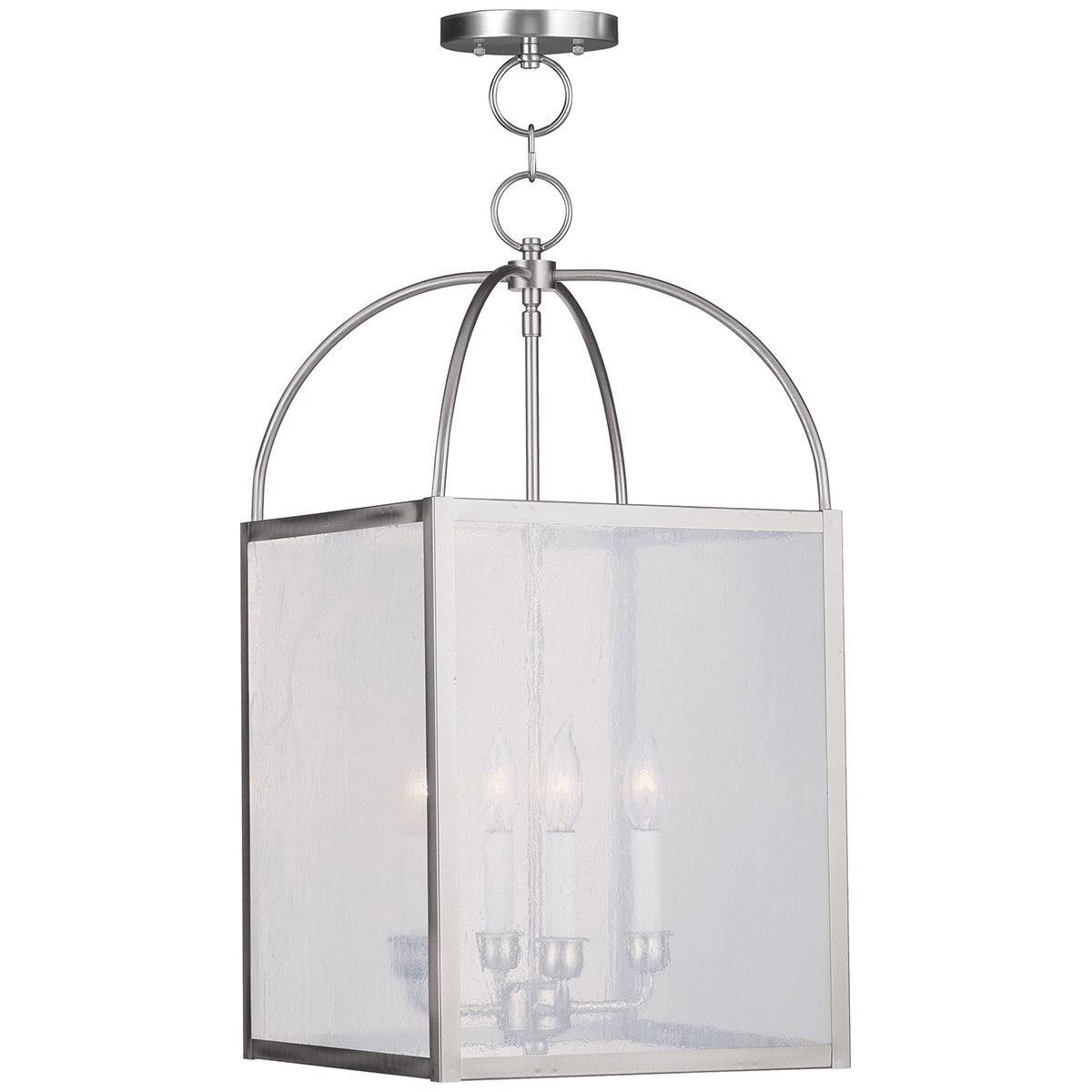 4 Light Black Chain Lantern J640868
