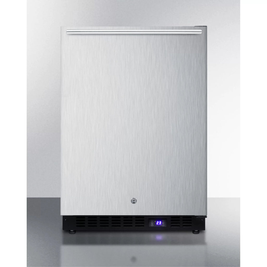 Black Frost-Free Outdoor All-Freezer with Digital Thermostat and Lock D2275