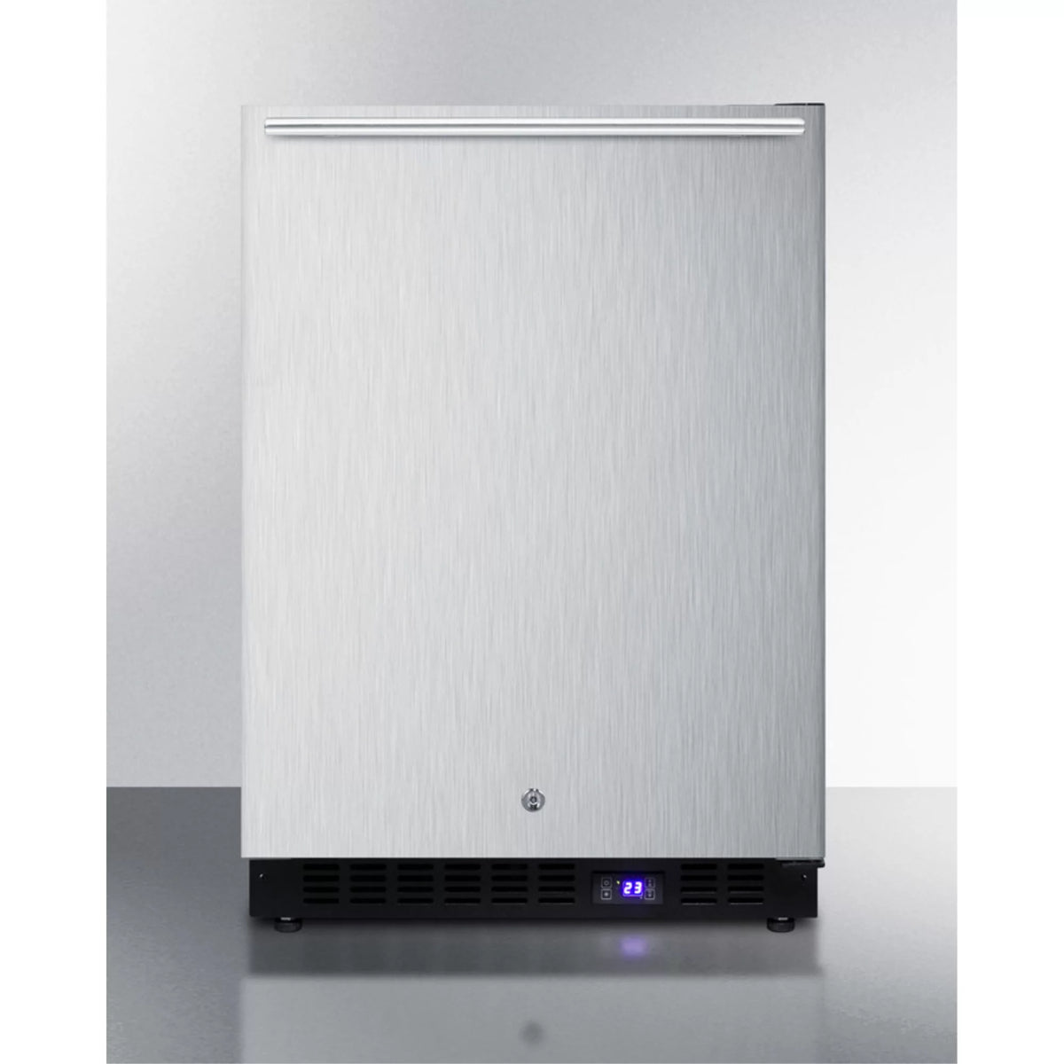 Black Frost-Free Outdoor All-Freezer with Digital Thermostat and Lock D2275