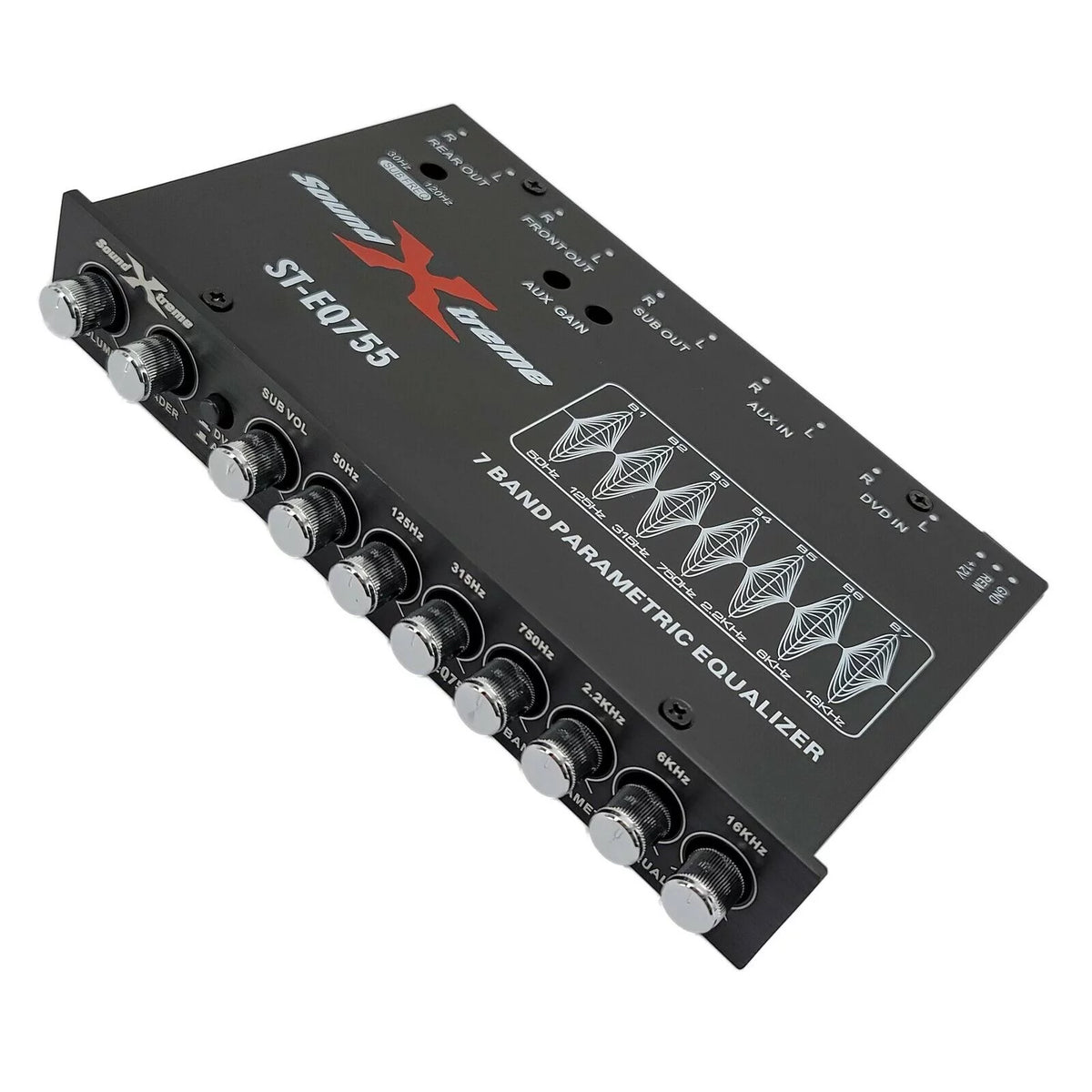 1/2 Din 7 Band Car Audio Equalizer C7717