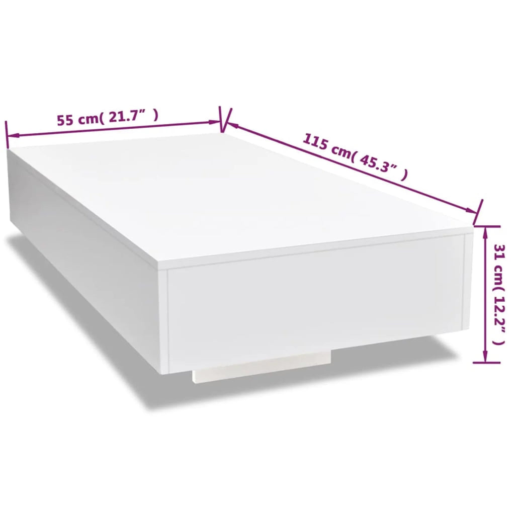 White High Gloss Coffee Table P28023