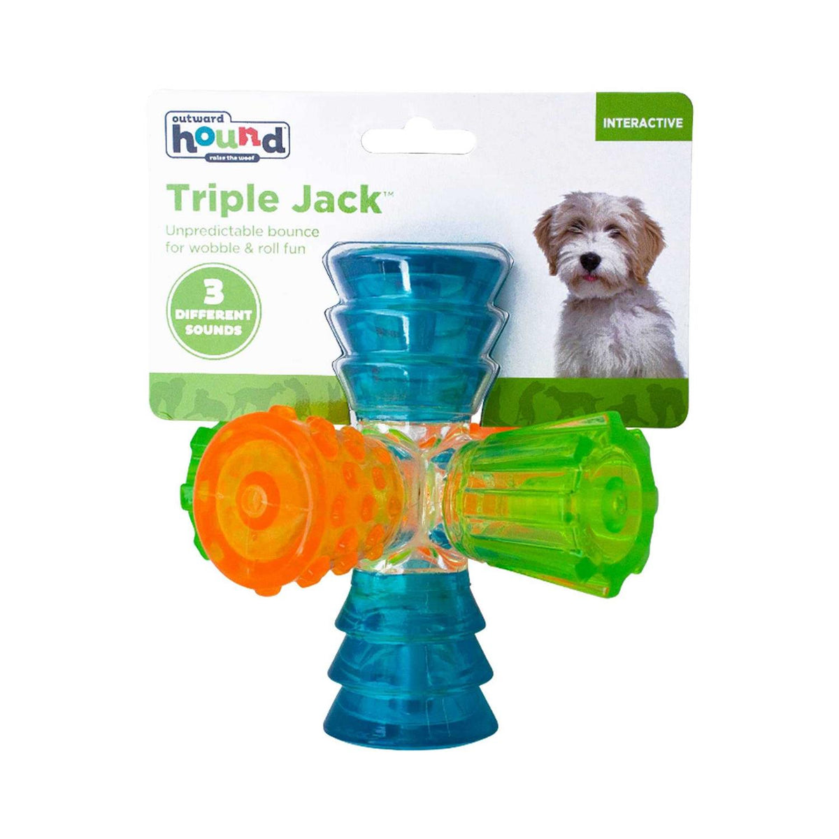 Triple Jack Dog Toy X862