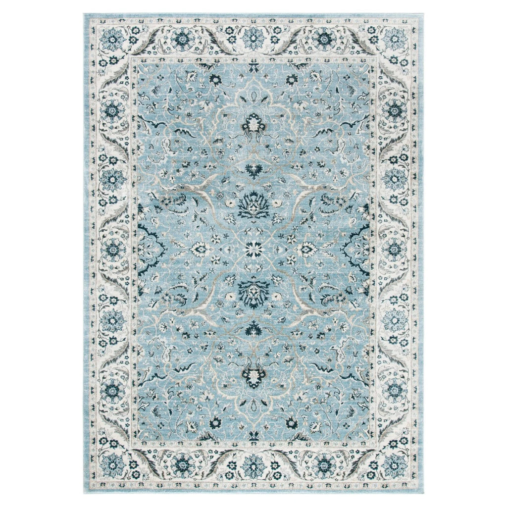 Traditional Oriental Rug Cream/Beige 9' x 12' Rectangle Z977144