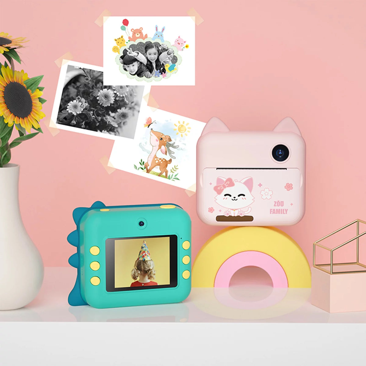 Kids Instant Camera 32GB 2.4 inch IPS Screen Z958474
