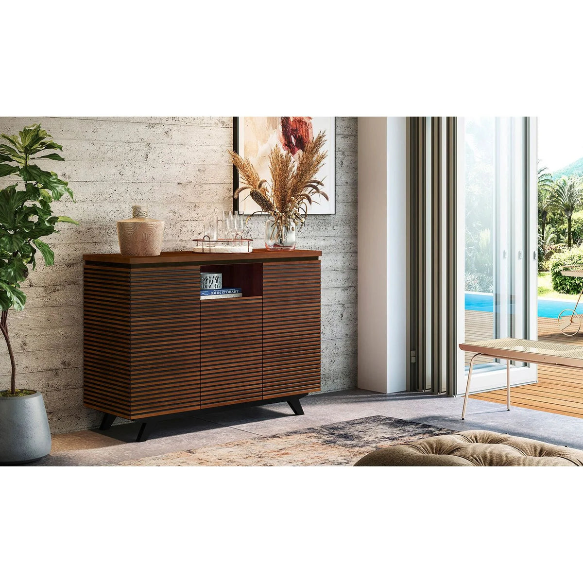 Mid Century Modern Media Dresser W801