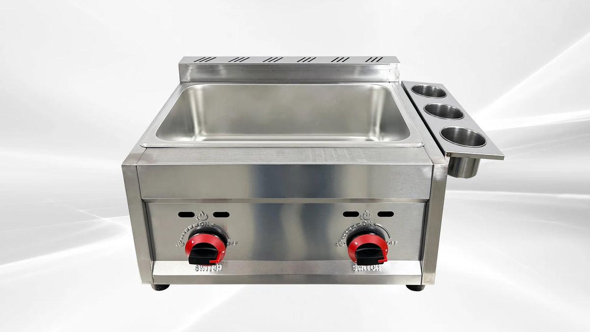 7 gallon Commercial Countertop Deep Fryer 2 Basket Propane C98171