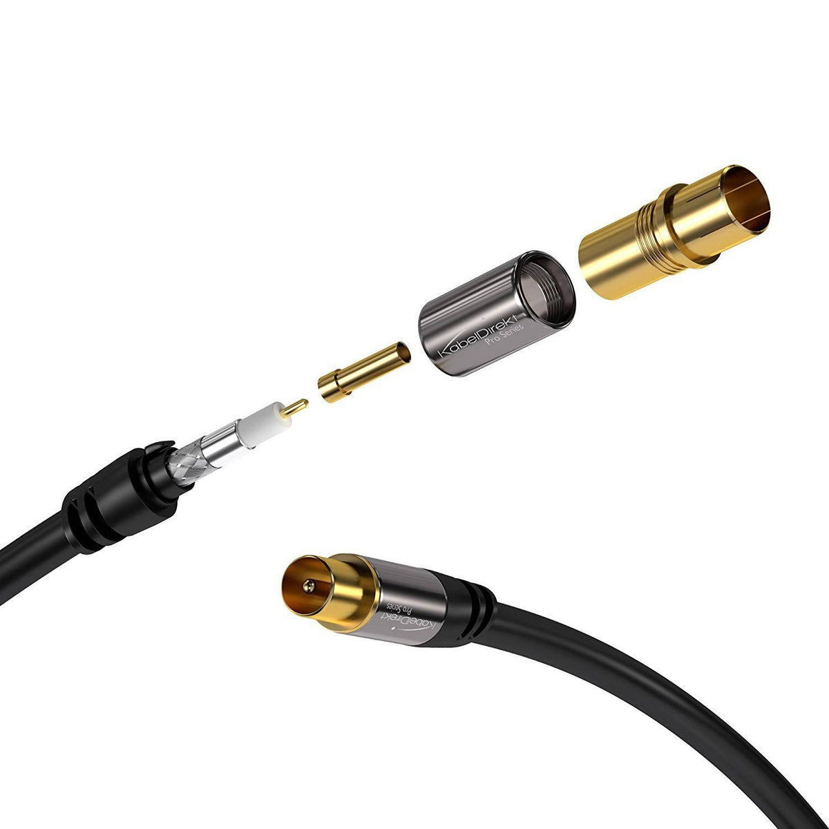 3M Coaxial Antenna Cable Male to Female 75 Ohm D7089
