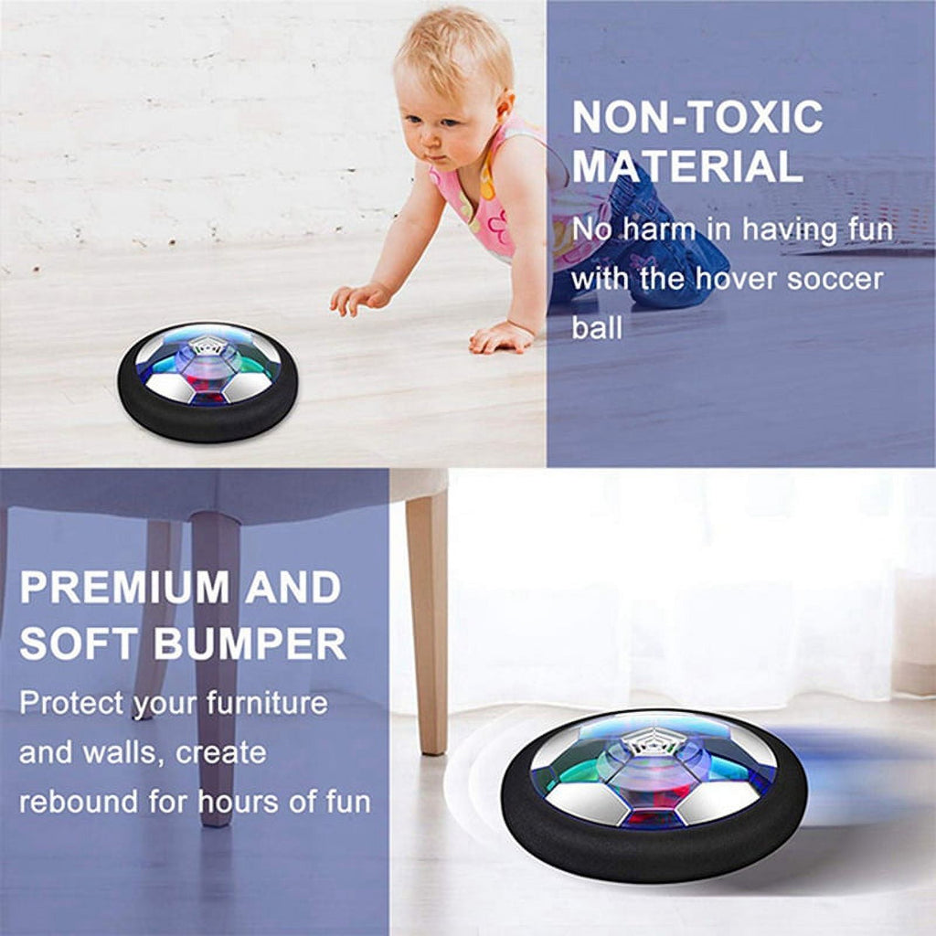 LED Hover Soccer Ball USB Charging Electric Air Cushion Indoor Toy D301417