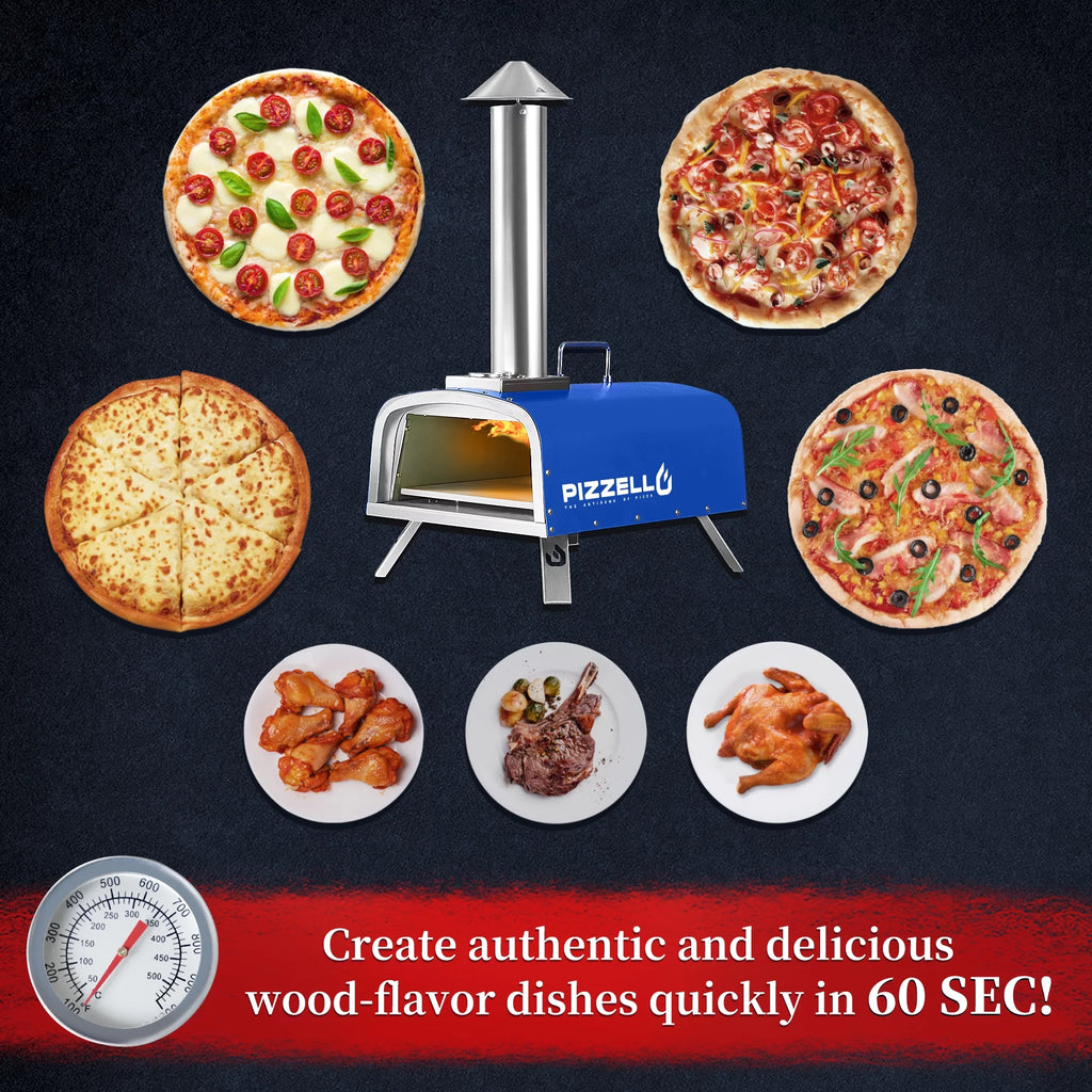 12 Outdoor Wood Fired Pizza Oven with Pizza Stone N310
