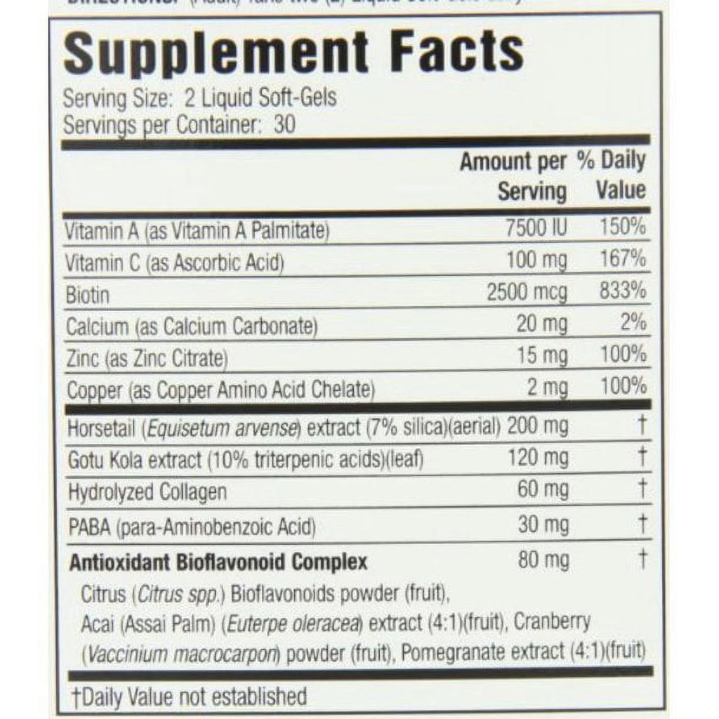Hair and Nails 60-Count D27878