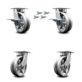 6x22 V Groove Semi Steel Caster P60143
