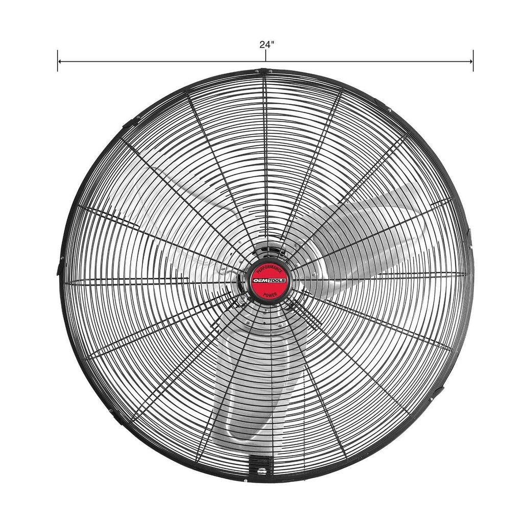 24 inch Oscillating Wall Mount Fan J42224