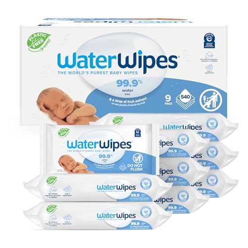 Plastic-Free Unscented Baby Wipes, 60 Count (Pack of 12) Q586