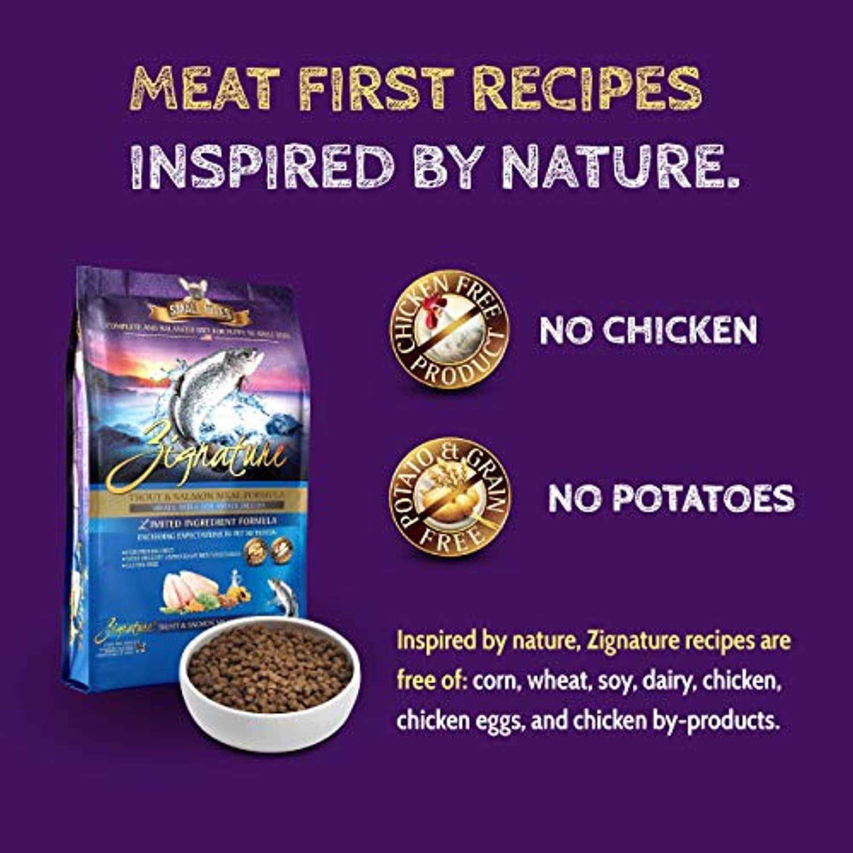 Dry Dog Food Trout & Salmon Formula Small Bites R33262