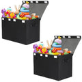 Large Flip-Top Lid Collapsible Toy Box Storage K2886